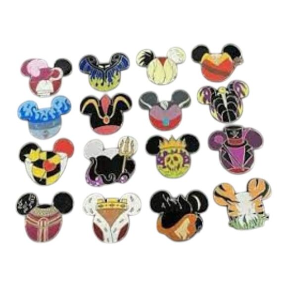 Disney Villains Mystery Collection - Hades Blue Flame Mickey Mouse Pin - Picture 6 of 13